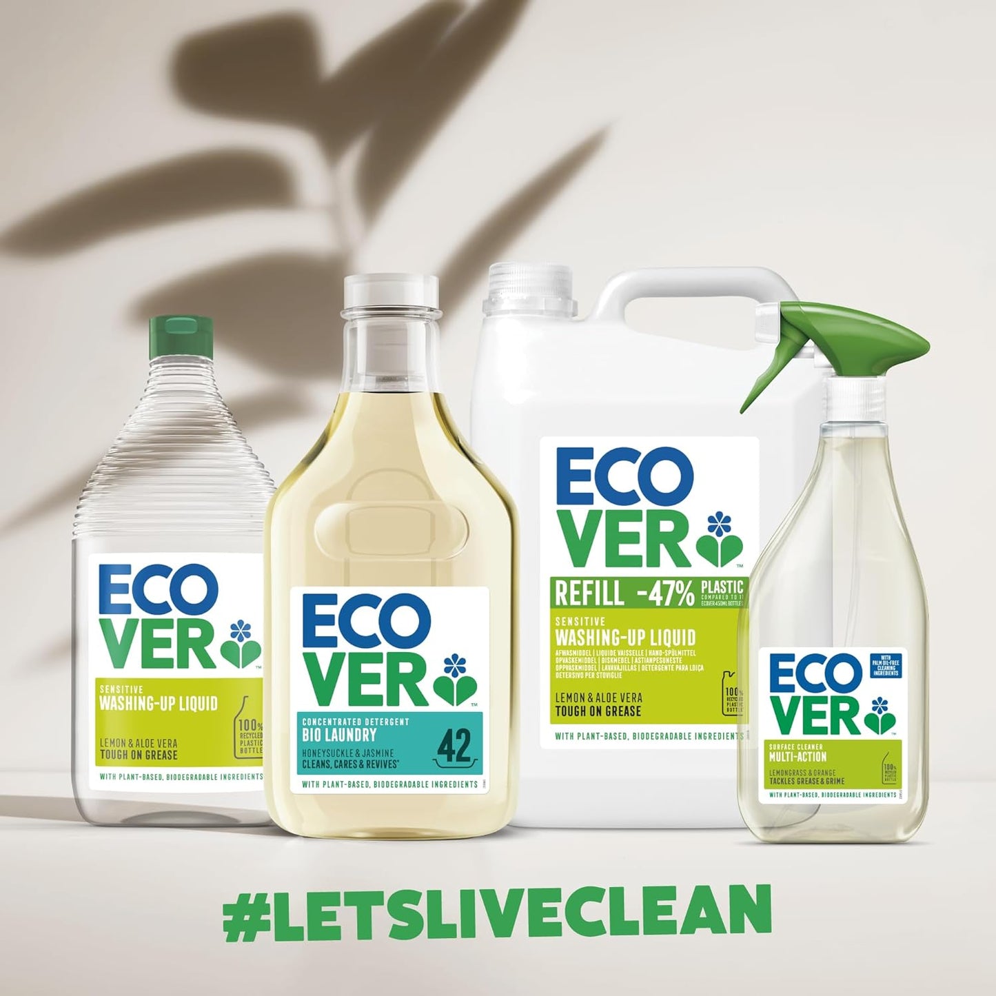 Lily and Lotus Washing Up Liquid 450ml - Ecover - Washing Up Liquid - Eco Natural Products