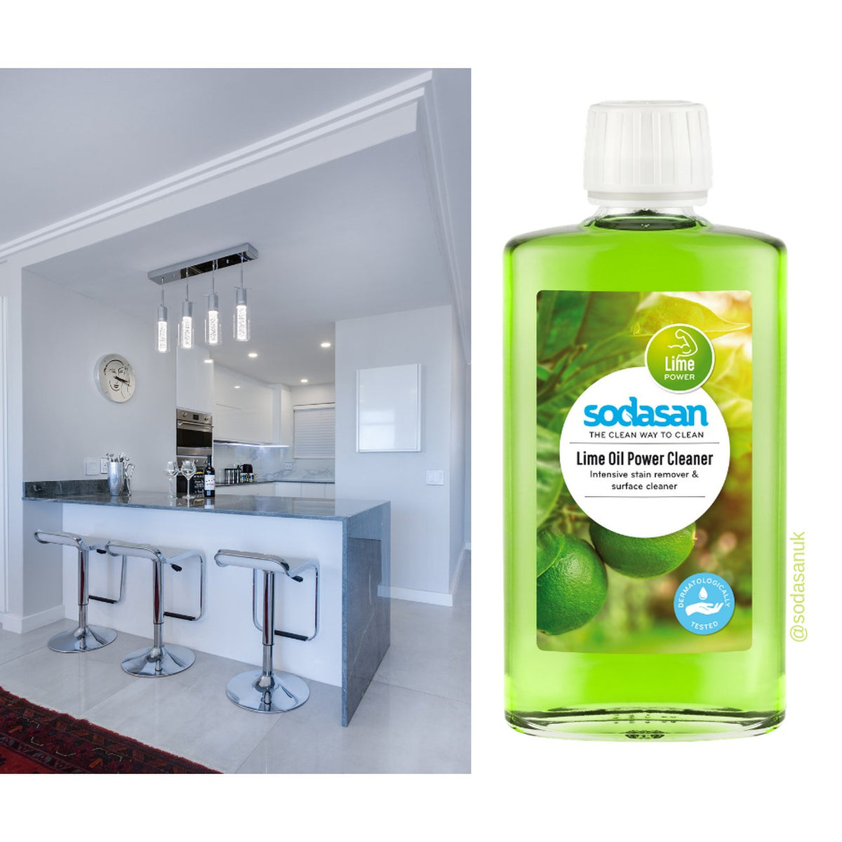 Lime Oil Power Cleaner 250ml - Sodasan - Detergent - Eco Natural Products