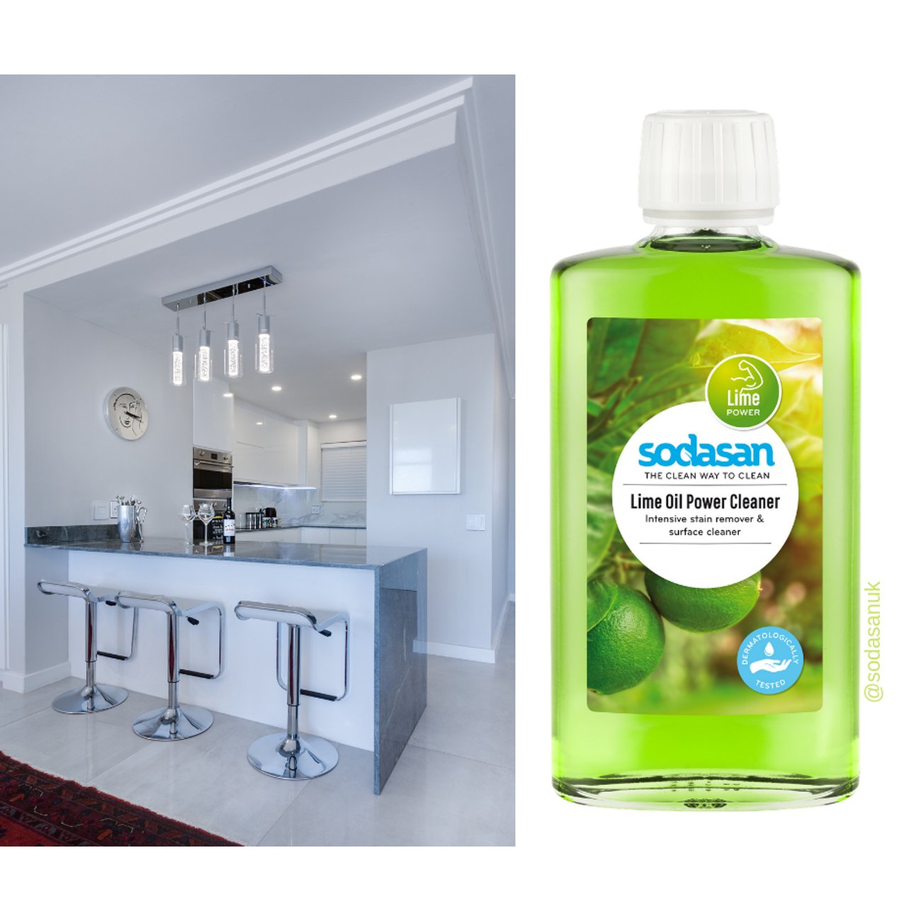 Lime Oil Power Cleaner 250ml - Sodasan - Detergent - Eco Natural Products