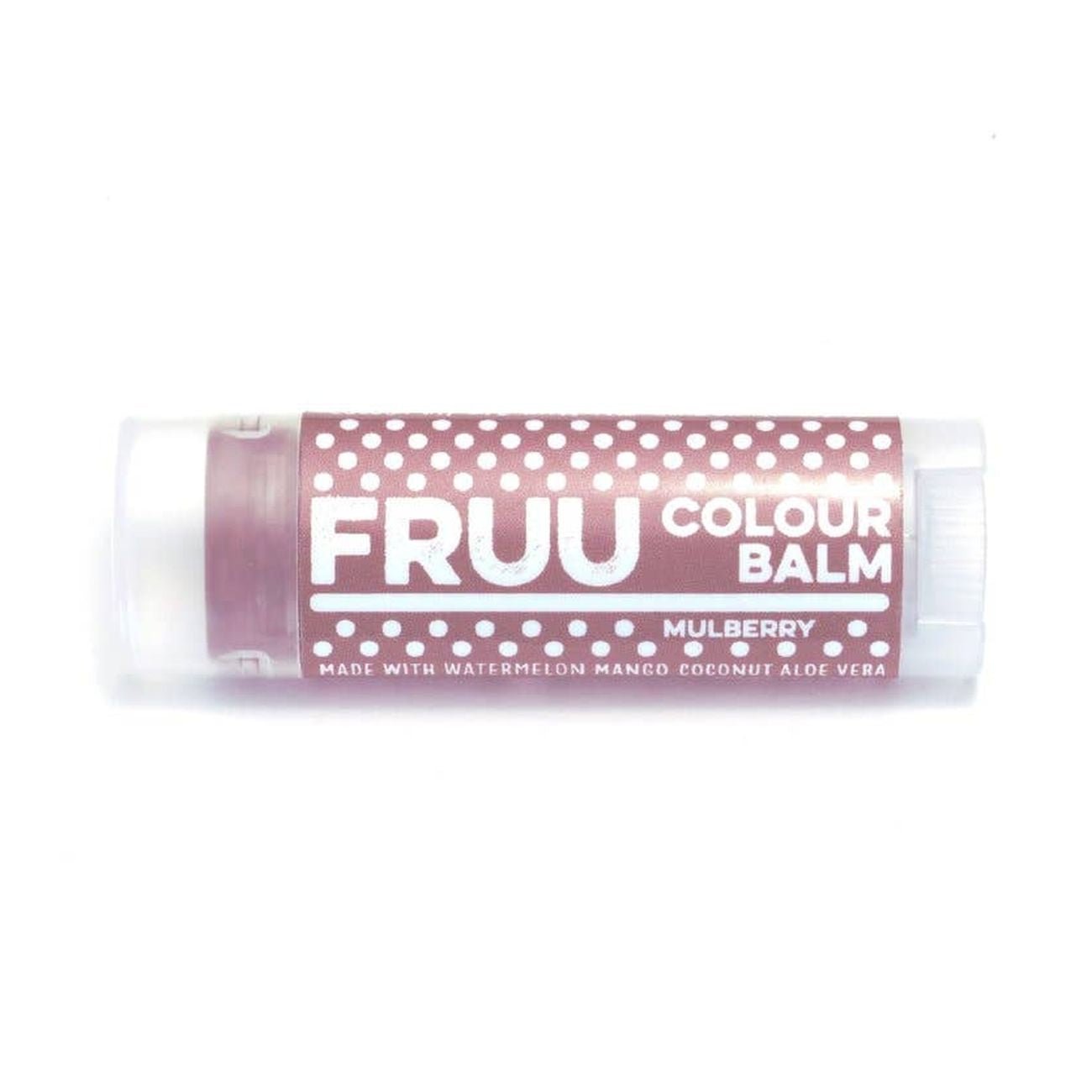 Lip Balm Mulberry Colour - Eco Natural Products - FRUU Cosmetics - Lip Balms