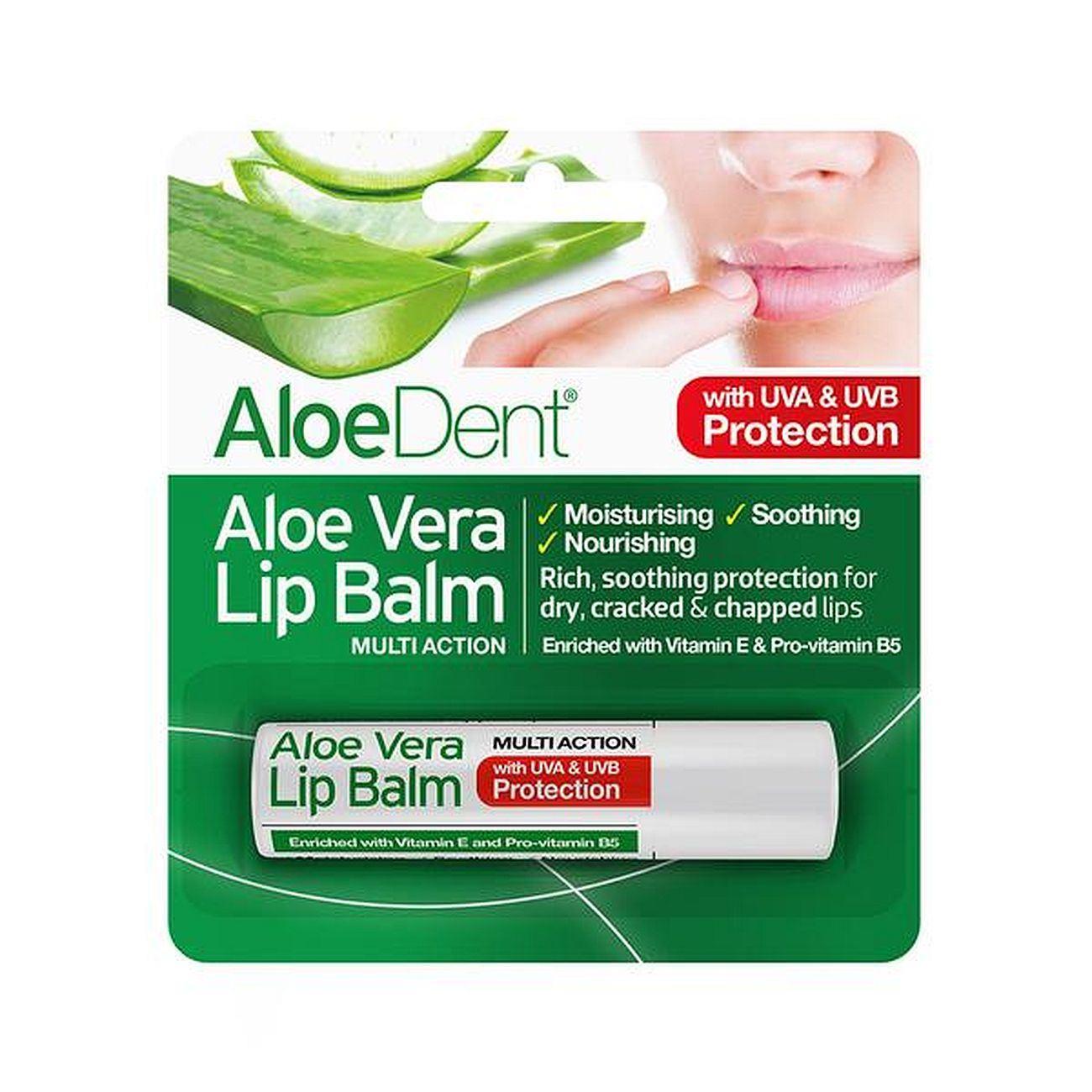 Lip Balm With Tea & Lysine 4g - Eco Natural Products - Aloe Dent - Lip Balm