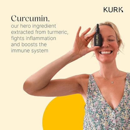 Liquid Curcumin distillated from Turmeric Orange 30ml - Kurk - Food Supplement - Eco Natural Products