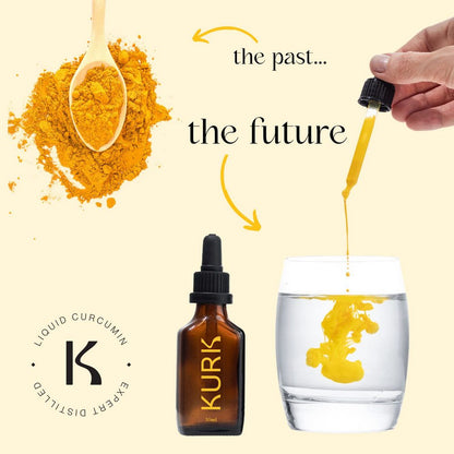Liquid Curcumin distillated from Turmeric Orange 30ml - Kurk - Food Supplement - Eco Natural Products