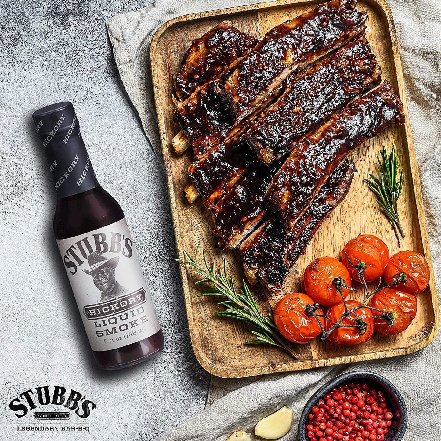 Liquid Smoke Hickory Sauce 148ml - Stubb's - Liquid Smoke - Eco Natural Products