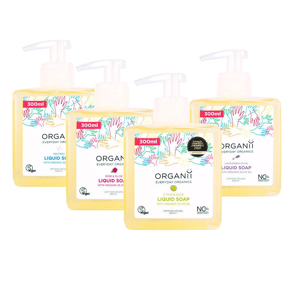 Liquid Soap Lavender 300ml - Organii - Body Wash - Eco Natural Products