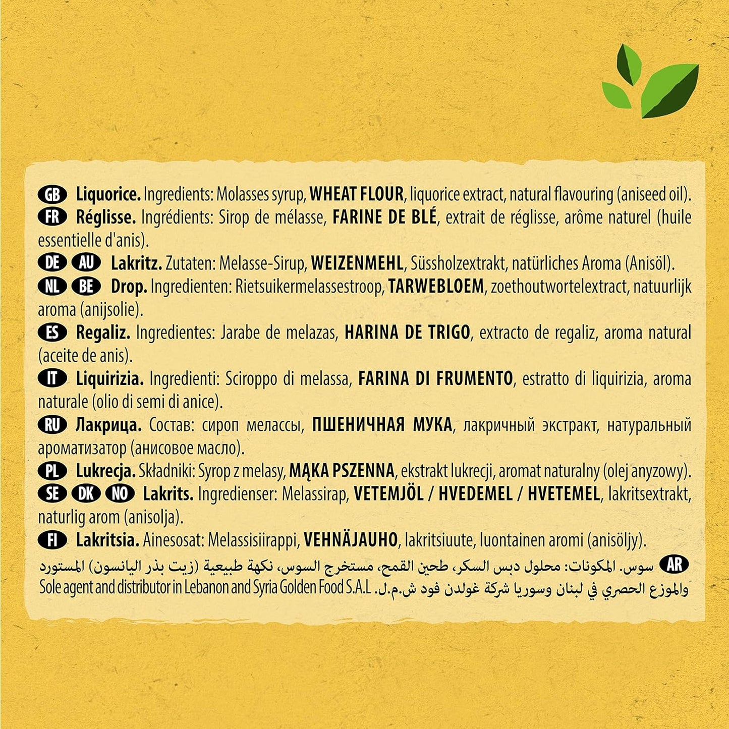 Liquorice Cuts Original 240g - Panda Liquorice - Confectionary - Eco Natural Products