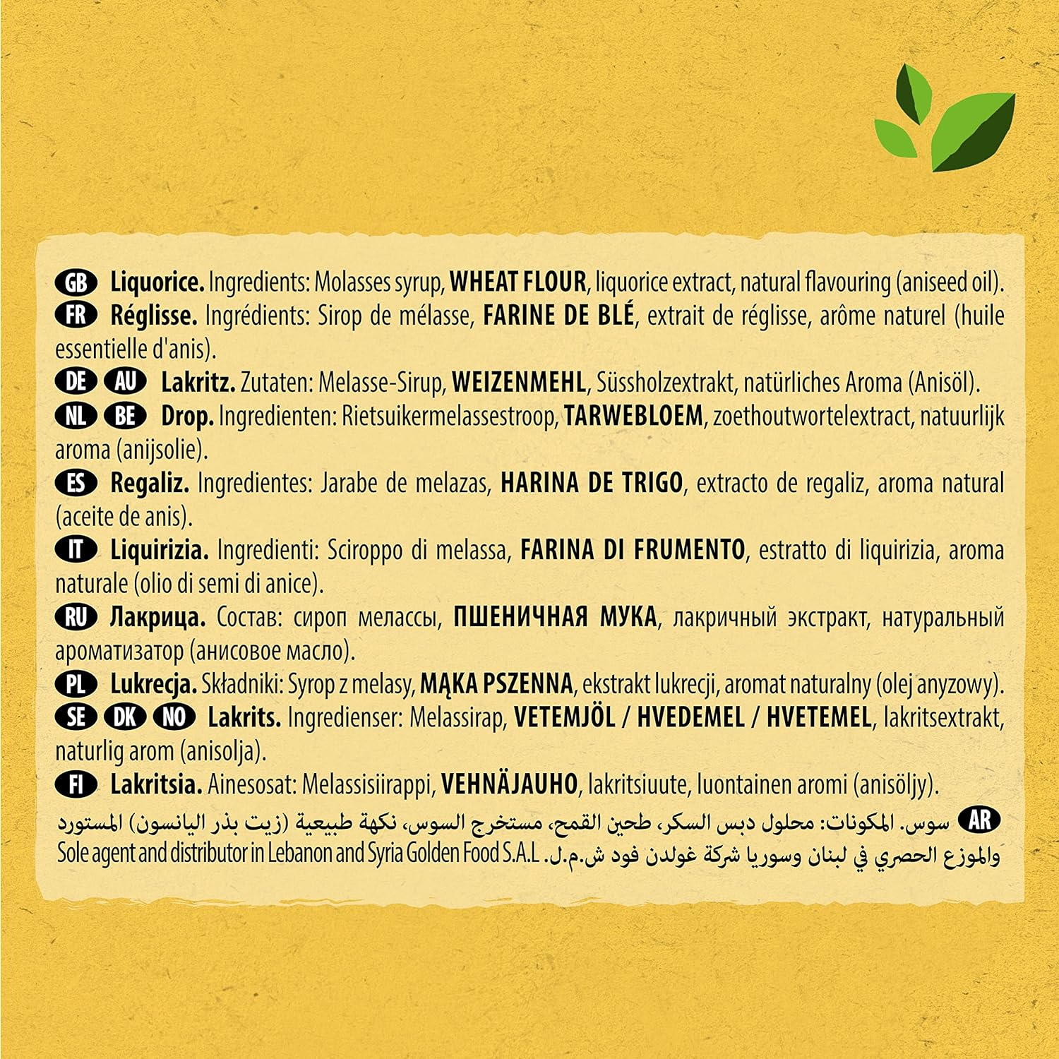 Liquorice Cuts Original 240g - Panda Liquorice - Confectionary - Eco Natural Products