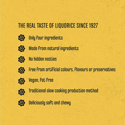 Liquorice Cuts Original 240g - Panda Liquorice - Confectionary - Eco Natural Products