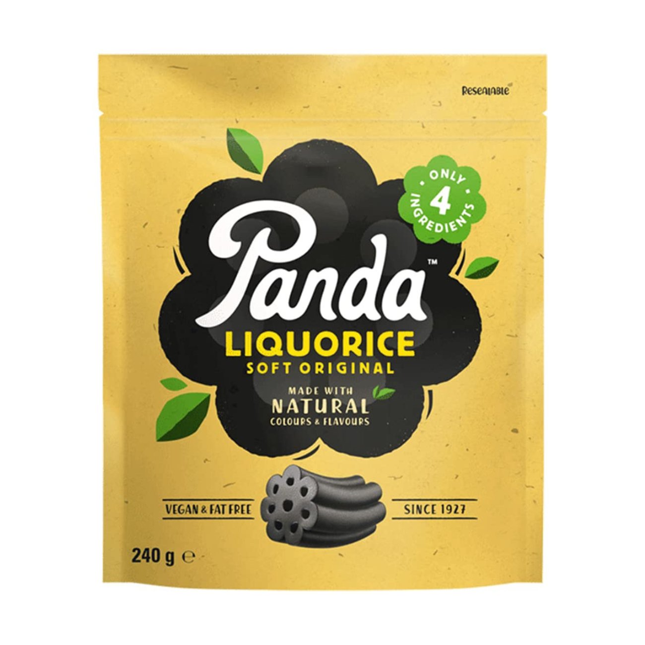 Liquorice Cuts Original 240g - Panda Liquorice - Confectionary - Eco Natural Products