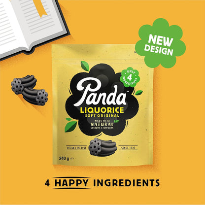Liquorice Cuts Original 240g - Panda Liquorice - Confectionary - Eco Natural Products