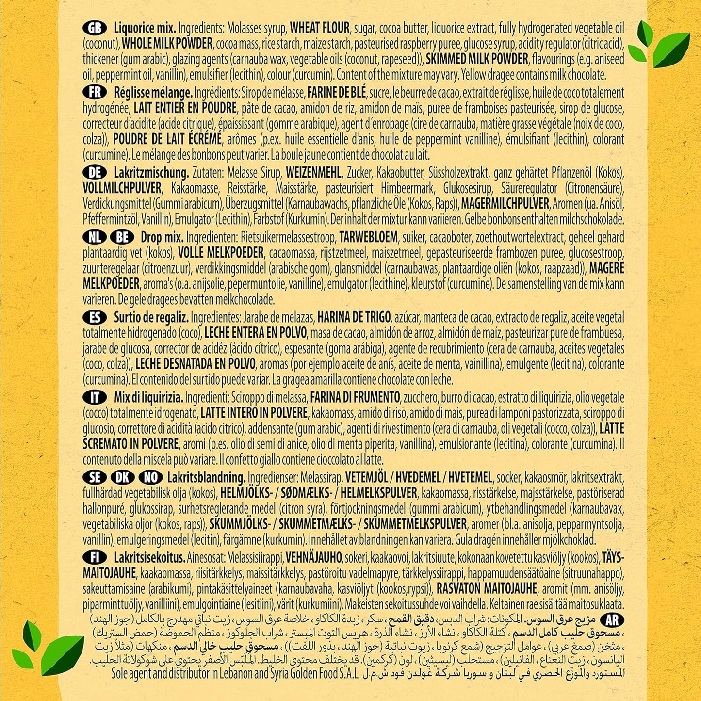 Liquorice Mix 170g - Panda Liquorice - Liquorice - Eco Natural Products