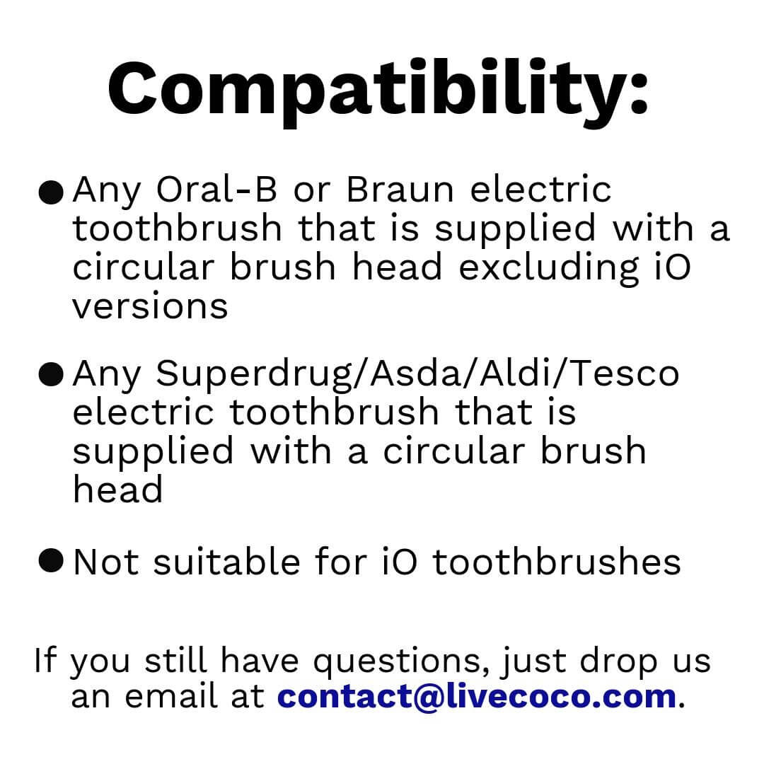 LiveCoco Recyclable Brush Heads - Charcoal Bristles - Eco Natural Products - LiveCoco - Brush Replacement Heads