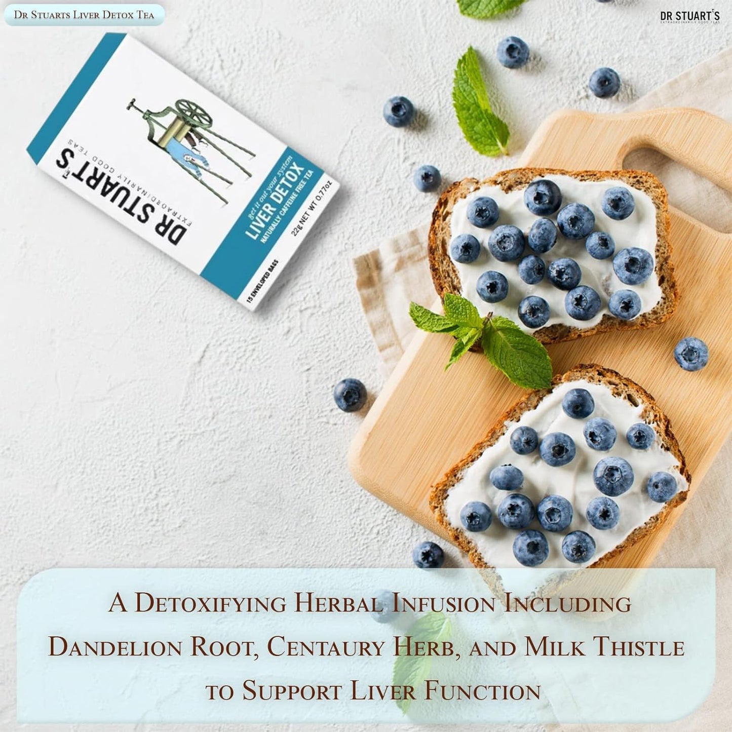 Liver Detox Tea 15 Bags - Dr Stuart's - Herbal tea - Eco Natural Products