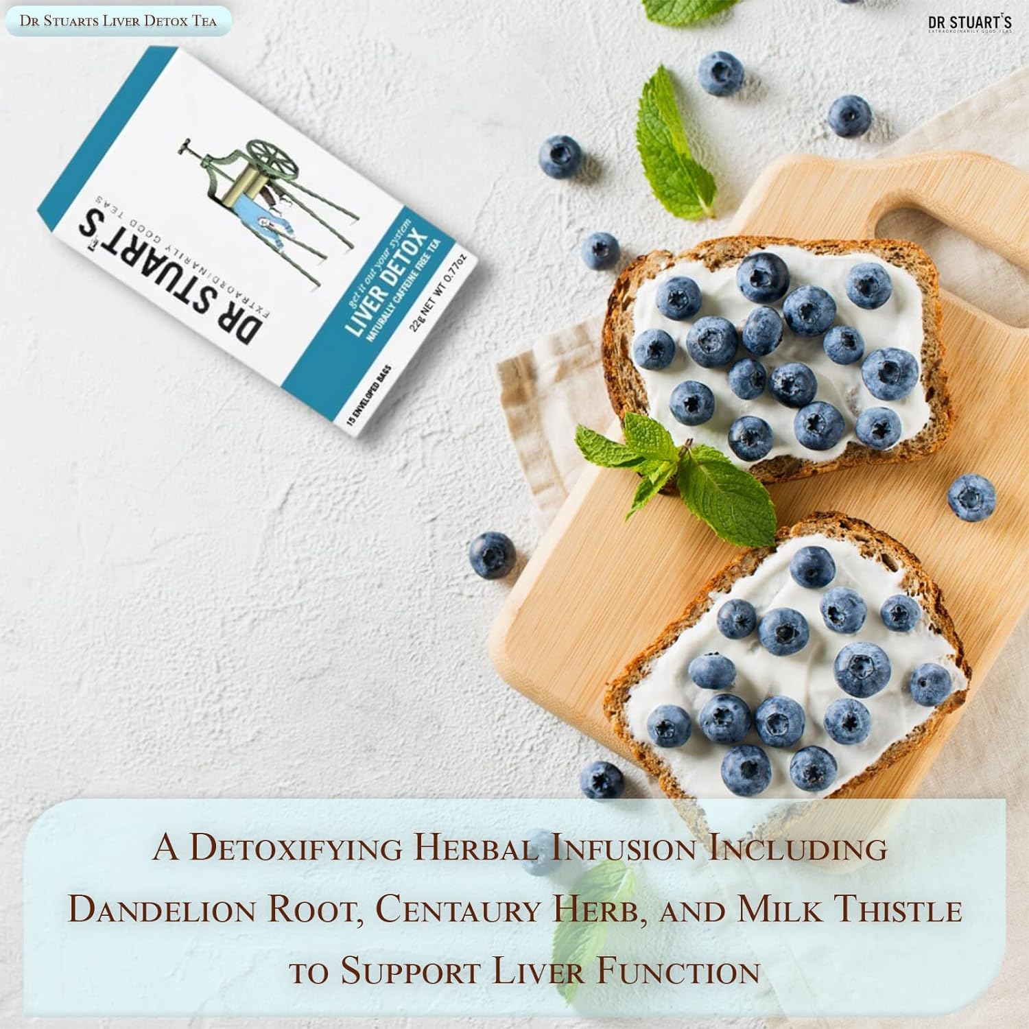 Liver Detox Tea 15 Bags - Dr Stuart's - Herbal tea - Eco Natural Products