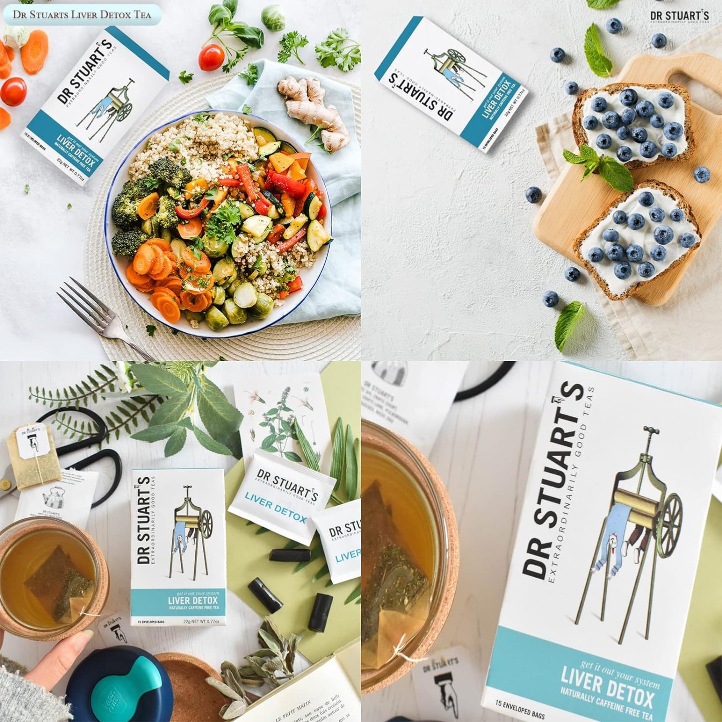 Liver Detox Tea 15 Bags - Dr Stuart's - Herbal tea - Eco Natural Products