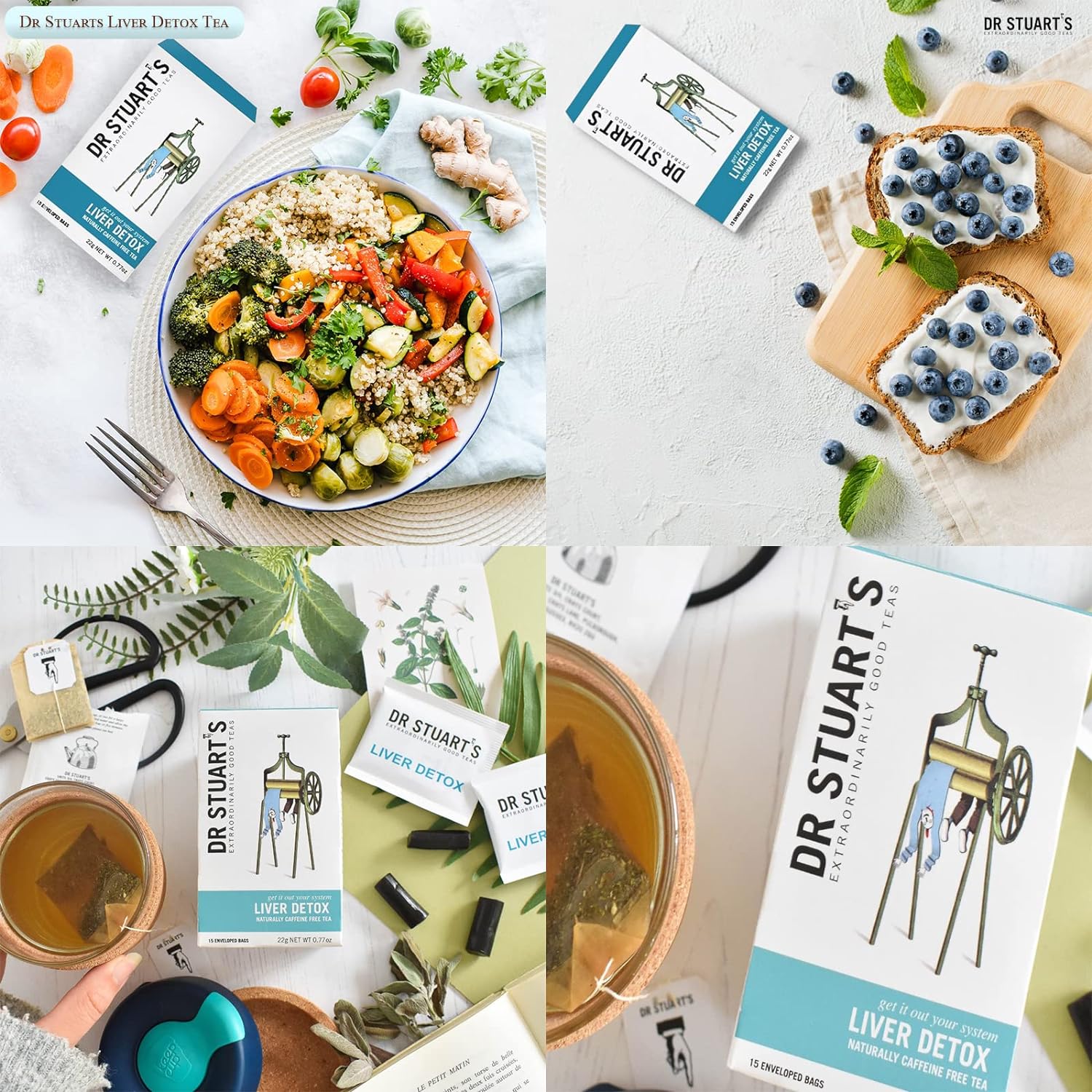 Liver Detox Tea 15 Bags - Dr Stuart's - Herbal tea - Eco Natural Products