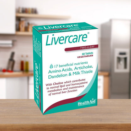 Livercare 60 Tablets - HealthAid - Food Supplement - Eco Natural Products