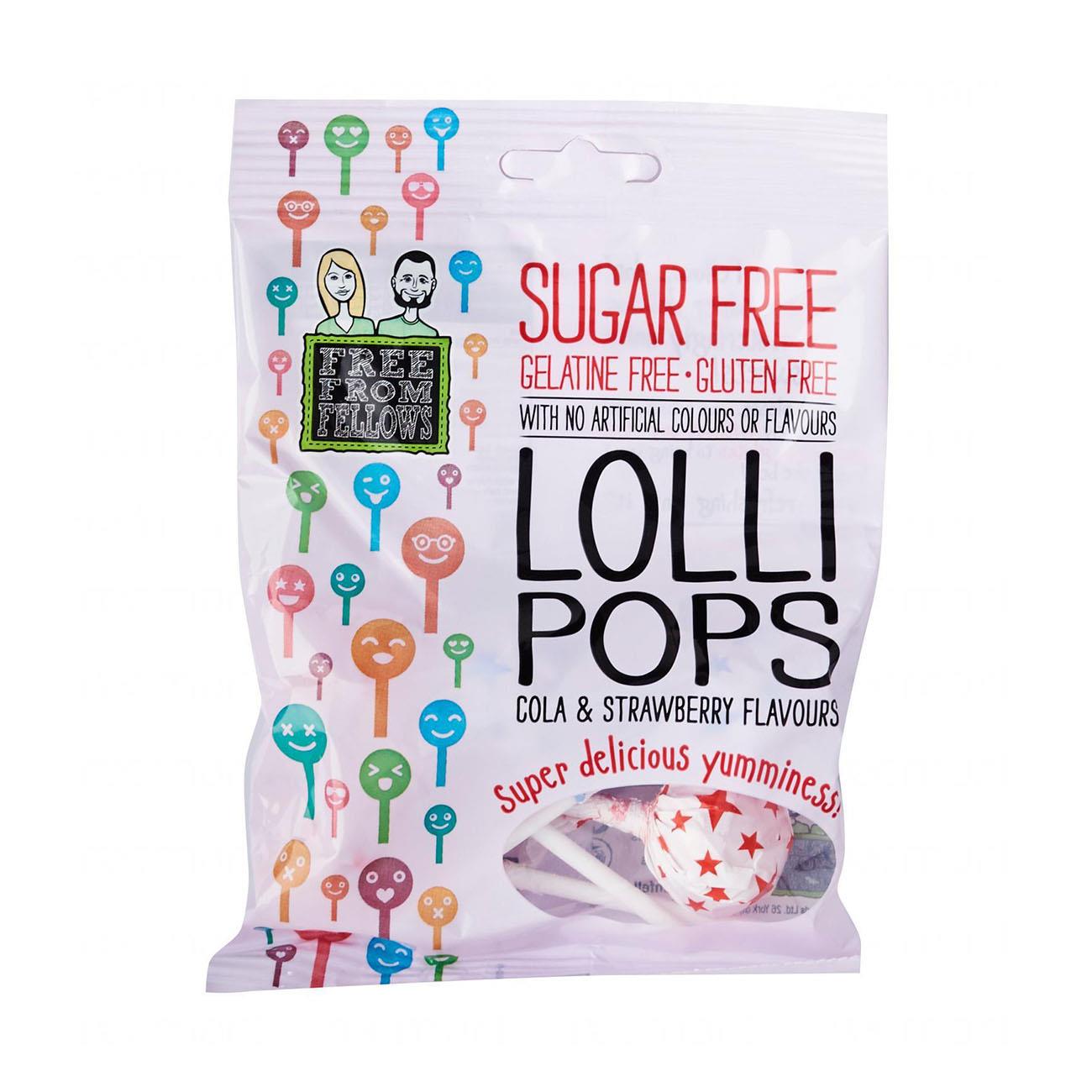 Lollipops Sweets 60g BBE 14.10.2024 - Eco Natural Products - Free From Fellows - Sweets