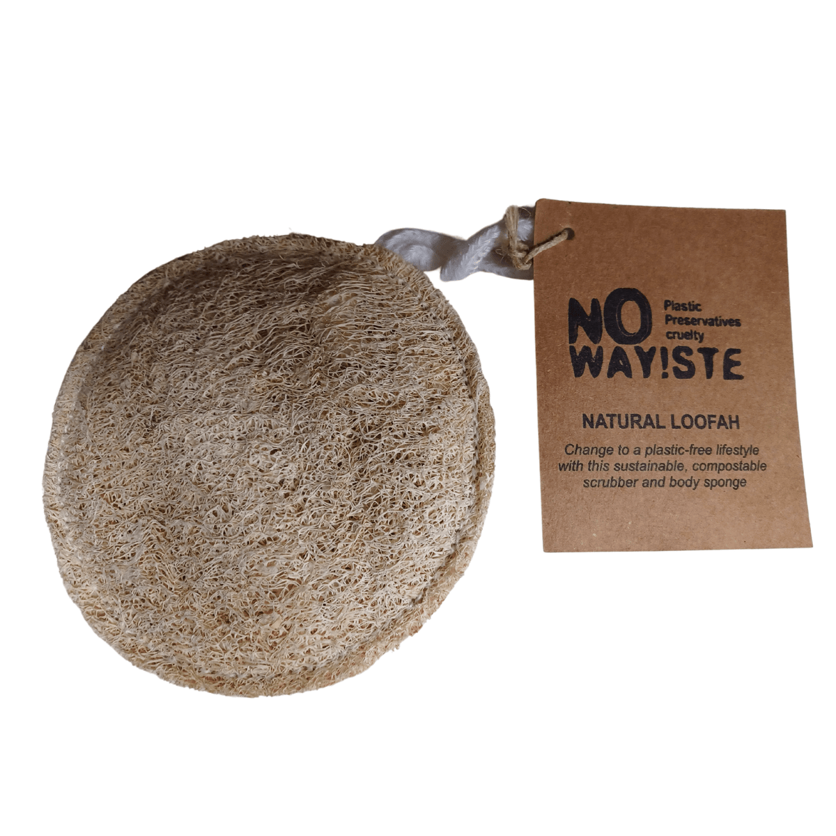 Loofah Round Hemp Exfoliating Pad - Shared Earth - Bath Sponges & Loofahs - Shared Earth