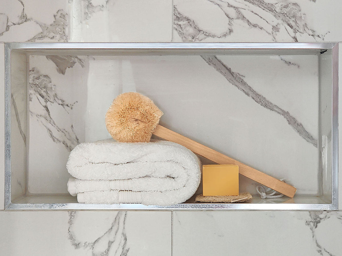 LoofCo Sisal Back Brush Plastic Free - lifestyle view