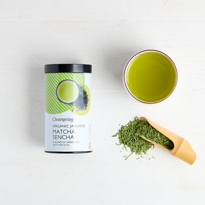 Loose Tea Organic Japanese Matcha Sencha 85g - Clearspring - Matcha - Eco Natural Products