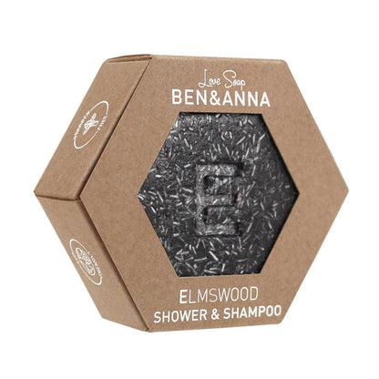 Love Soap Elm Wood Shower & Shampoo 60g - Ben & Anna - Shampoo - Eco Natural Products