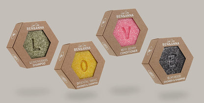 Love Soap Elm Wood Shower & Shampoo 60g - Ben & Anna - Shampoo - Eco Natural Products