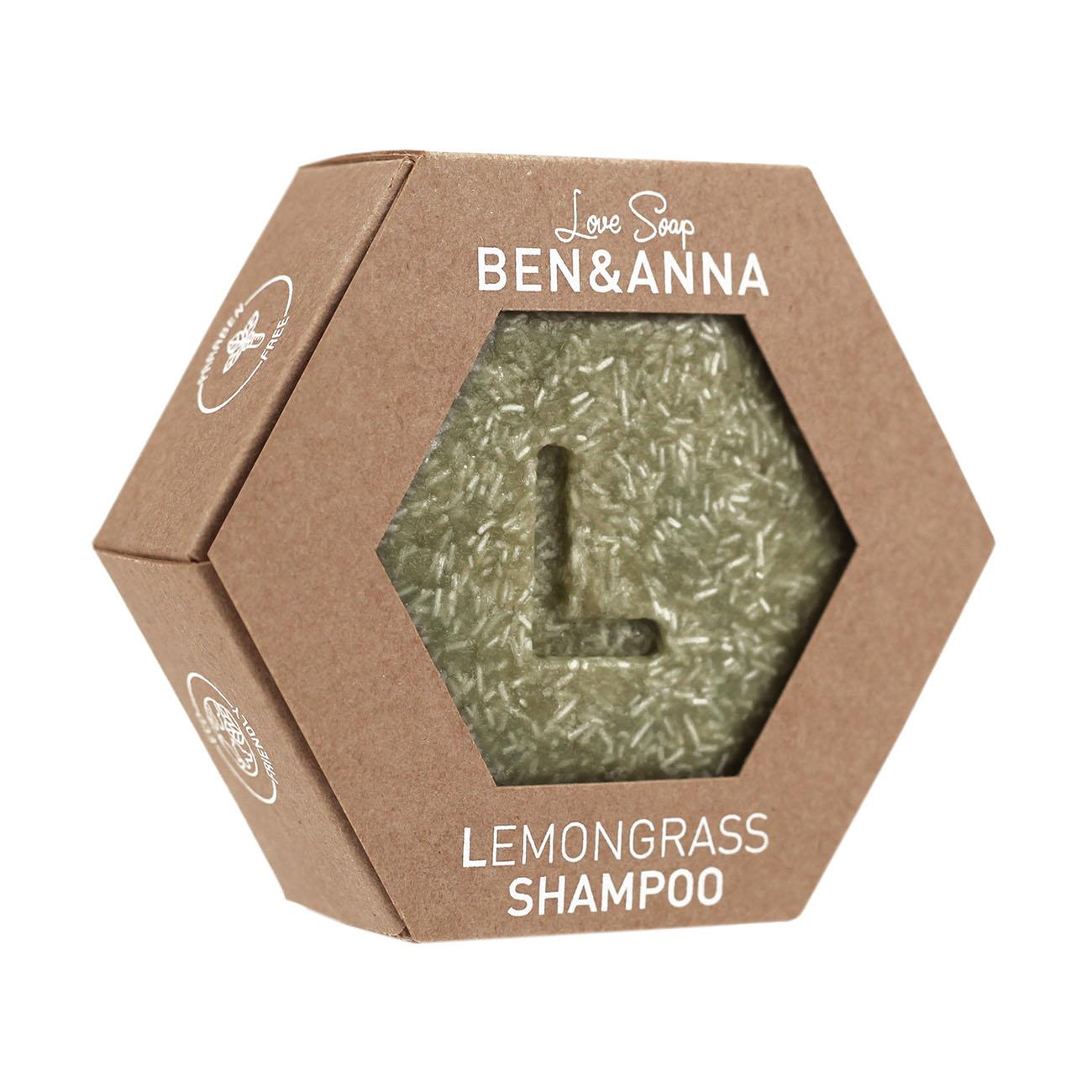 Love Soap Lemongrass Nourishing Shampoo 60g - Eco Natural Products - Ben & Anna - Shampoo