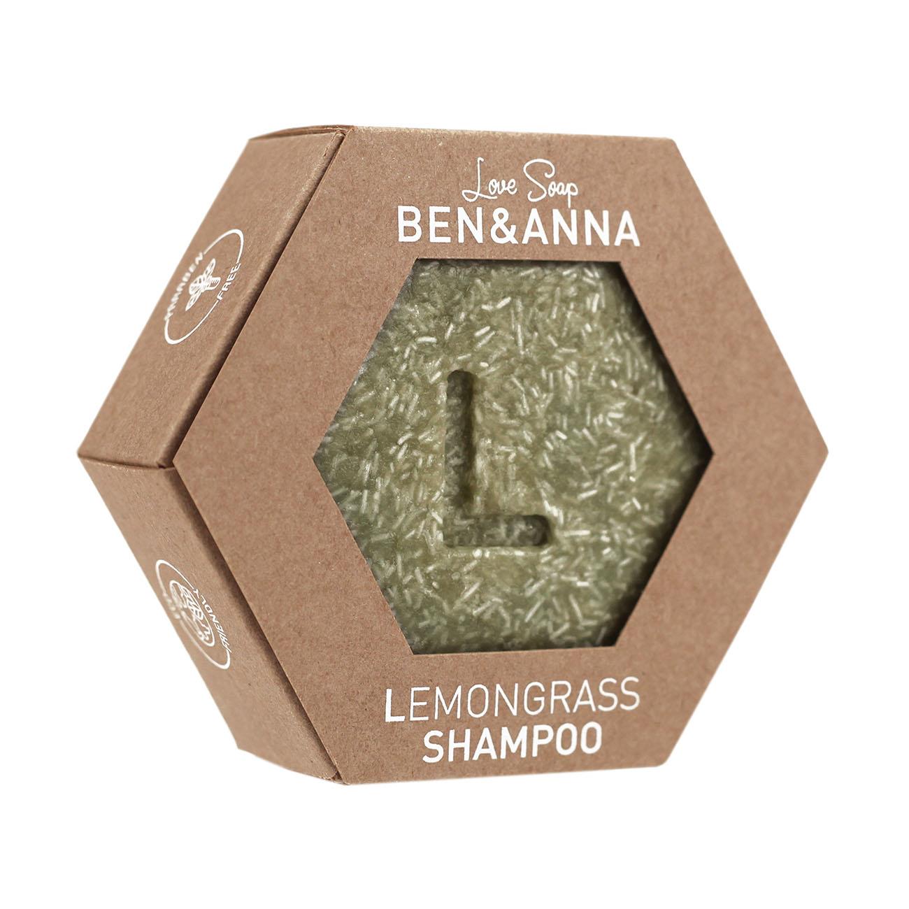 Love Soap Lemongrass Nourishing Shampoo 60g - Ben & Anna - Shampoo - Eco Natural Products