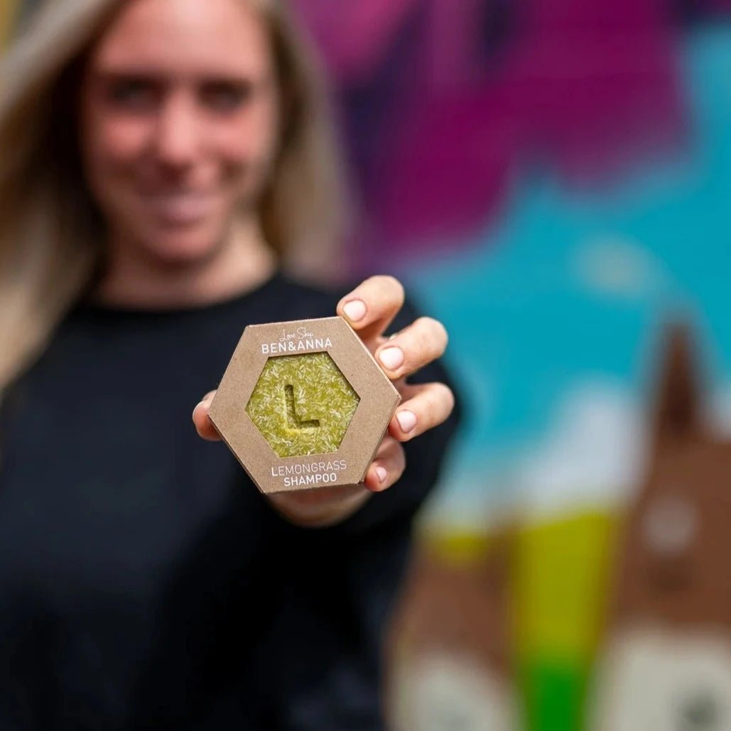 Love Soap Lemongrass Nourishing Shampoo 60g - Ben & Anna - Shampoo - Eco Natural Products