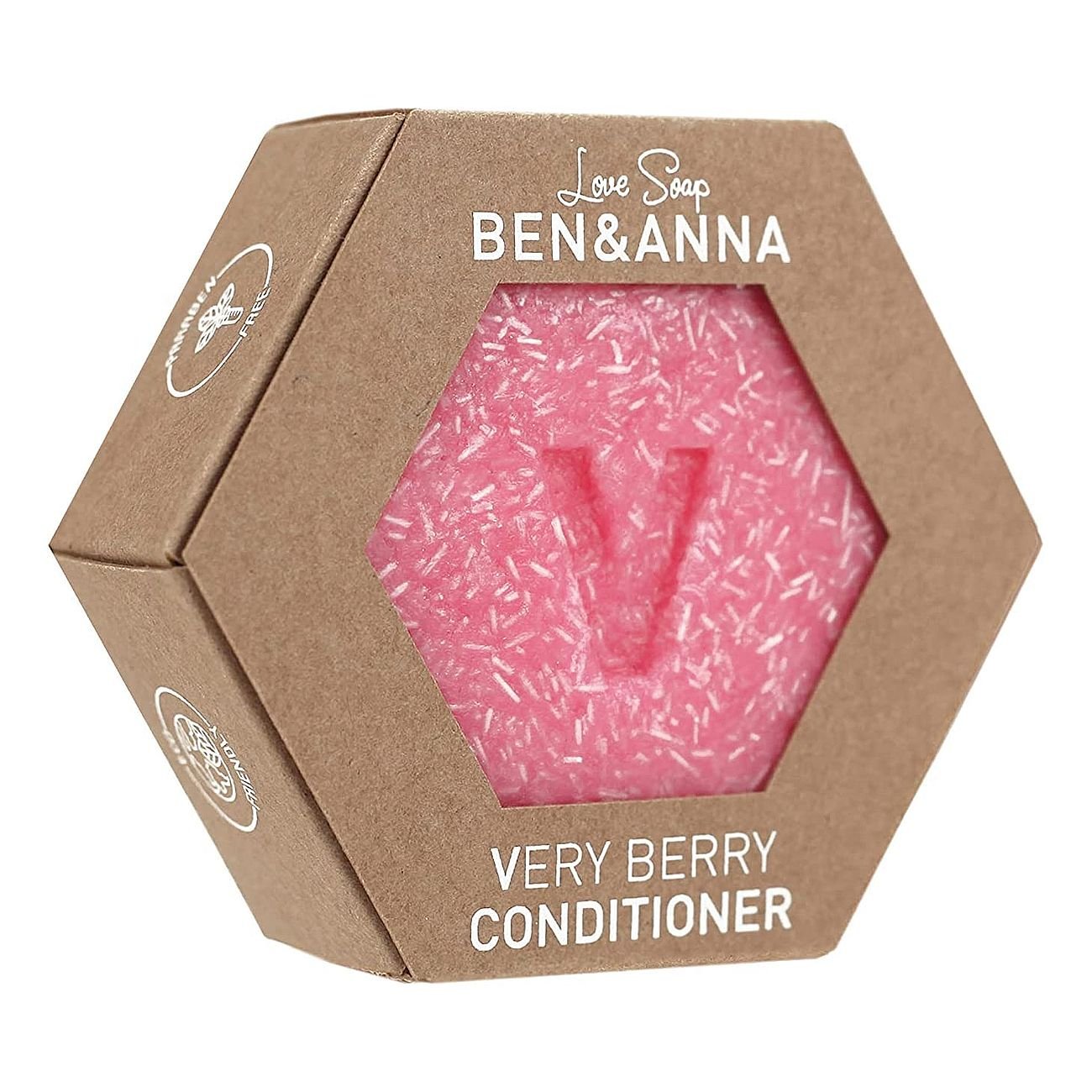 Love Soap Very Berry Hair Conditioner 60g - Eco Natural Products - Ben & Anna - Conditioner