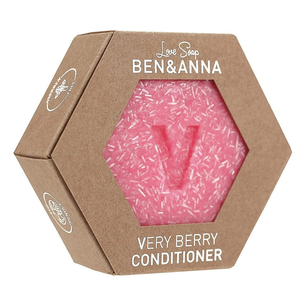 Love Soap Very Berry Hair Conditioner 60g - Ben & Anna - Conditioner - Eco Natural Products