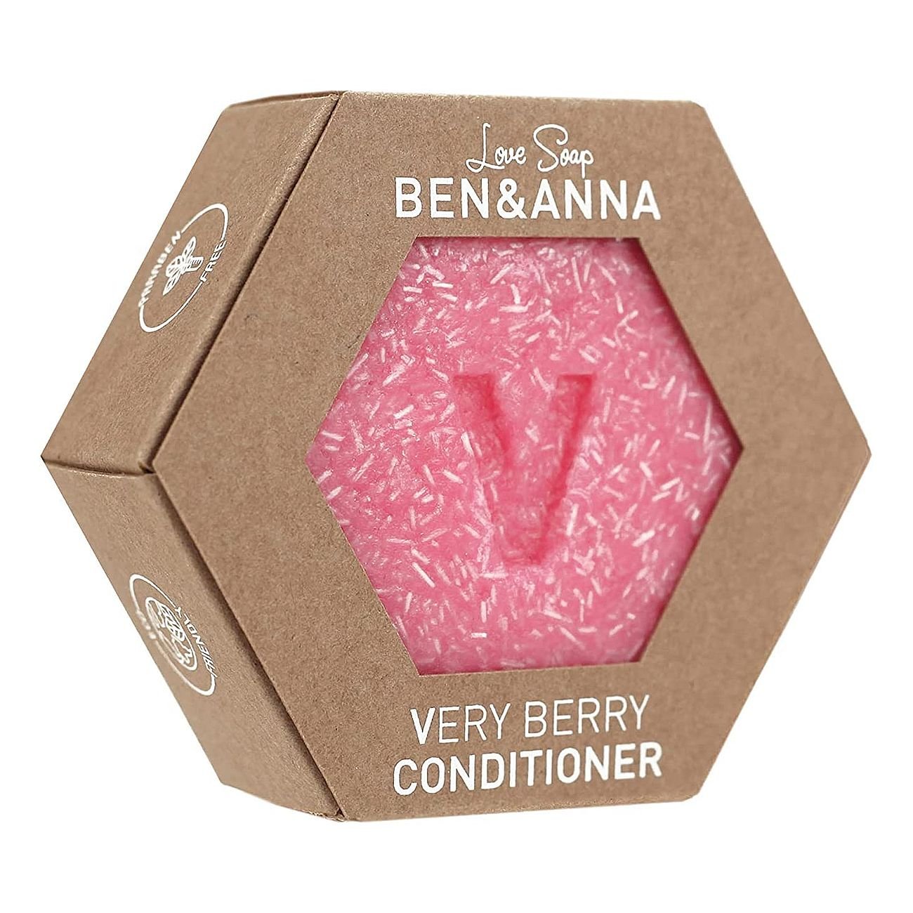 Love Soap Very Berry Hair Conditioner 60g - Ben & Anna - Conditioner - Eco Natural Products