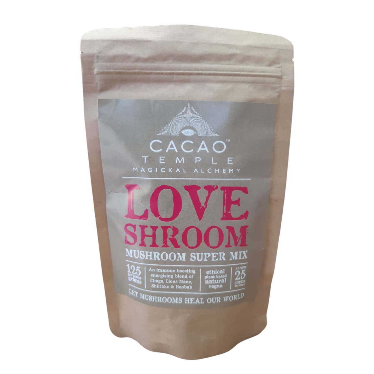 LoveShroom Mushroom Super Mix - Eco Natural Products - Cacao Temple - Mushroom powder