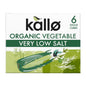 Low Salt Organic Vegetable Stock 6 Cubes - Kallo - Herbs & Spices - Kallo