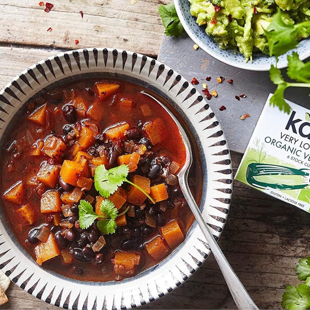 Low Salt Vegetable Stock 6 Cubes - Kallo - Stock Cubes - Eco Natural Products