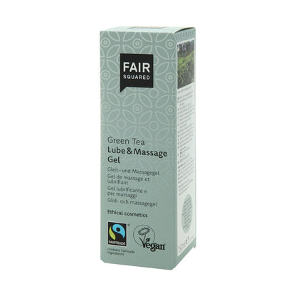 Lube & Massage Gel Green Tea 150ml - Fair Squared - Massage And Body Oil - Eco Natural Products