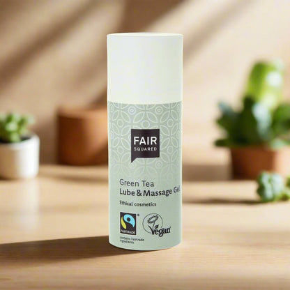 Lube & Massage Gel Green Tea 150ml - Fair Squared - Massage And Body Oil - Eco Natural Products