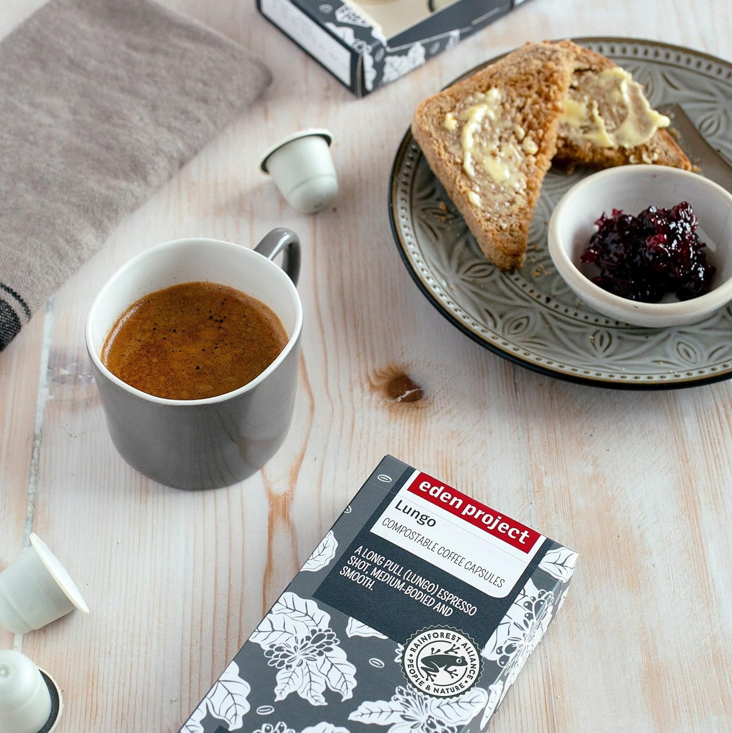 Lungo Coffee Capsules x 10 - Eden Project - Coffee - Eco Natural Products