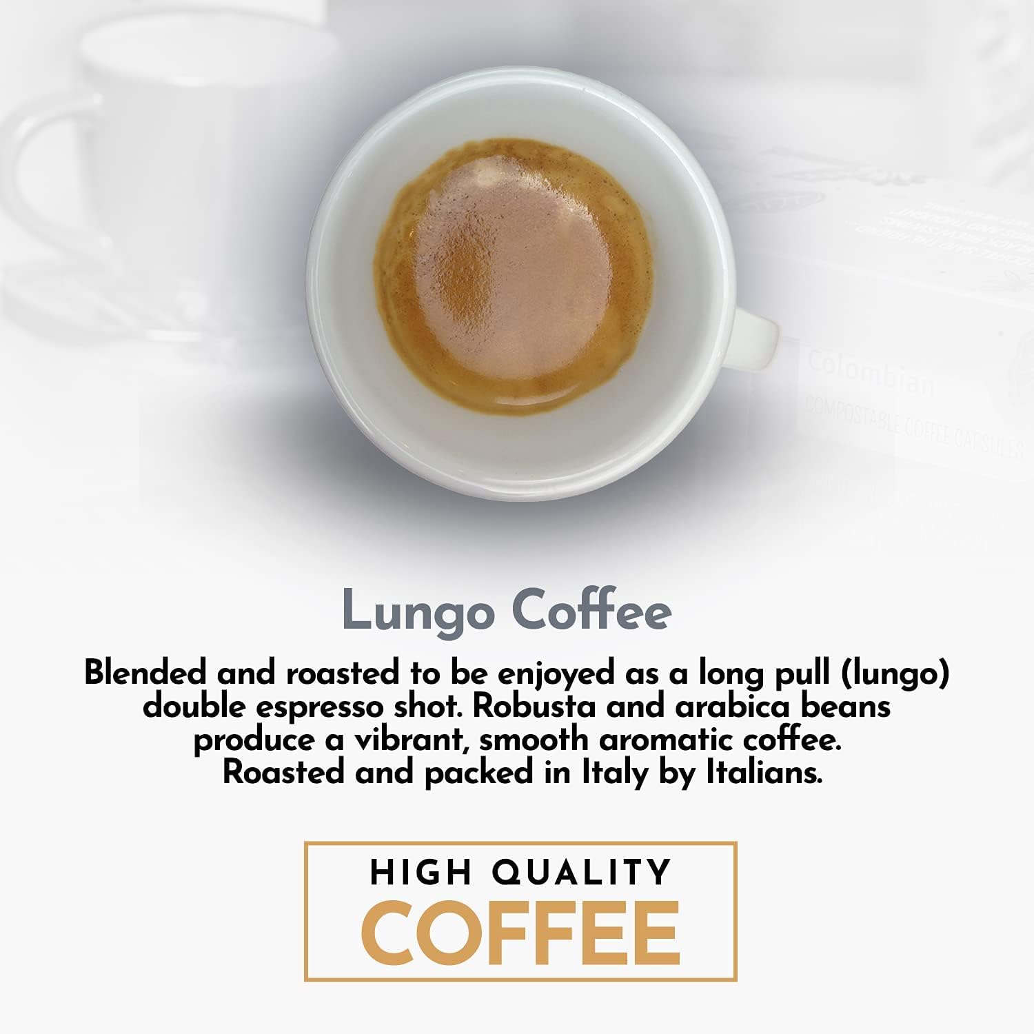 Lungo Coffee Capsules x 10 - Eden Project - Coffee - Eco Natural Products