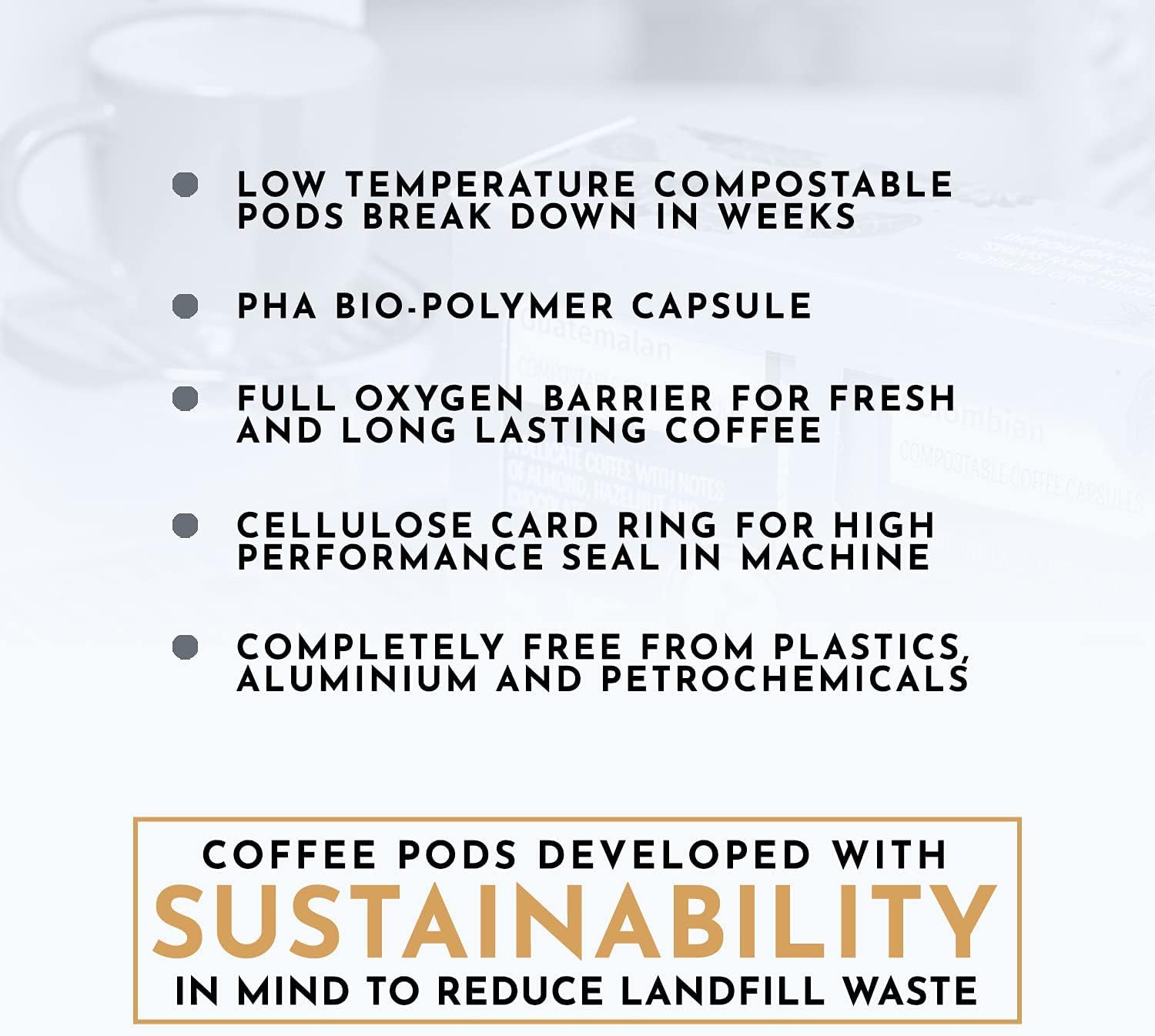 Lungo Coffee Capsules x 10 - Eco Natural Products - Eden Project - Coffee