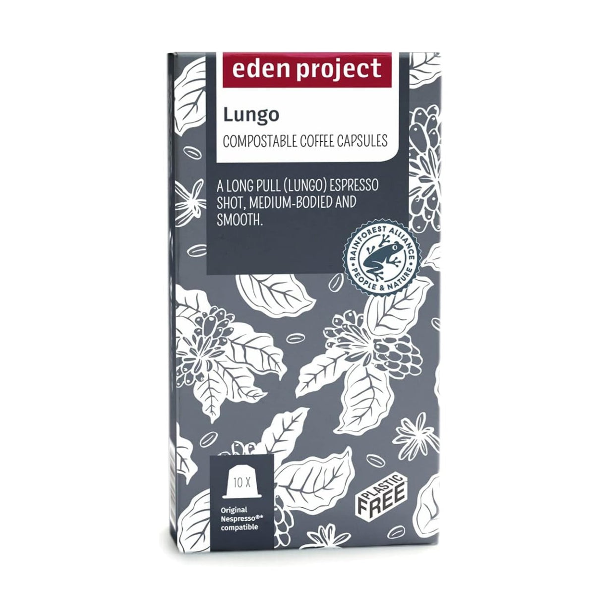 Lungo Coffee Capsules x 10 - Eden Project - Coffee - Eco Natural Products