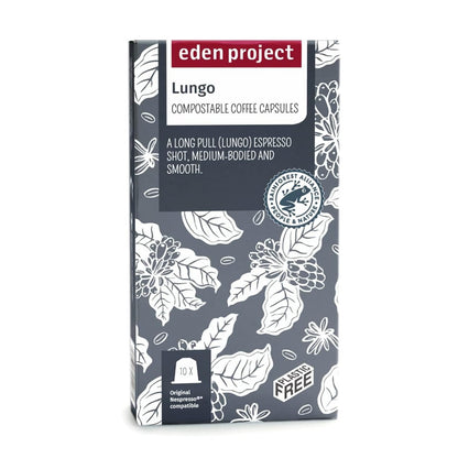 Lungo Coffee Capsules x 10 - Eden Project - Coffee - Eco Natural Products