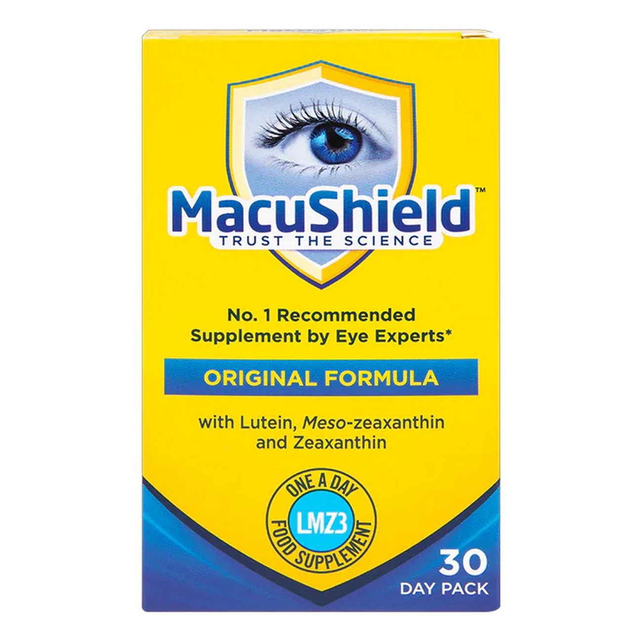 Macula Eye Support Original Formula 30 Capsules - Macushield - Food Supplement - Eco Natural Products