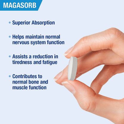 MagAsorb 60 Tablets - Lamberts - Food Supplement - Eco Natural Products