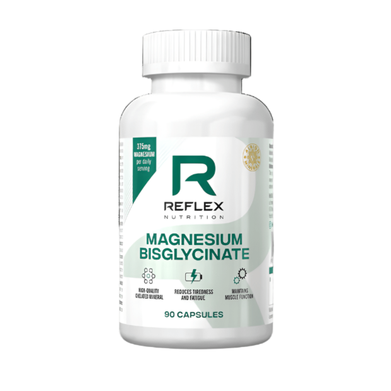 Magnesium Bisglycinate 90 Capsules - Reflex Nutrition - Minerals - Reflex Nutrition
