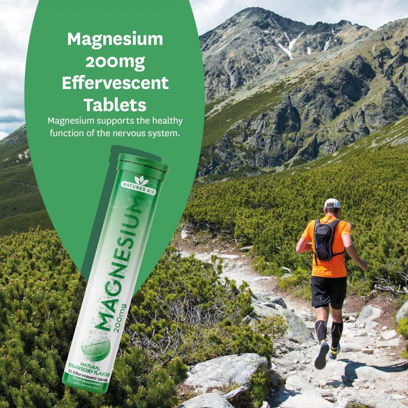 Magnesium Effervescent 20tabs - Natures Aid - Supplement - Natures Aid