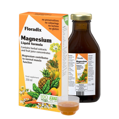 Magnesium Liquid Mineral Supplement 250ml - Floradix - Food Supplement - Eco Natural Products