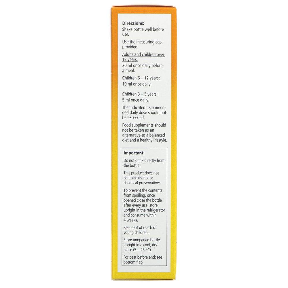 Magnesium Liquid Mineral Supplement 250ml - Floradix - Food Supplement - Eco Natural Products