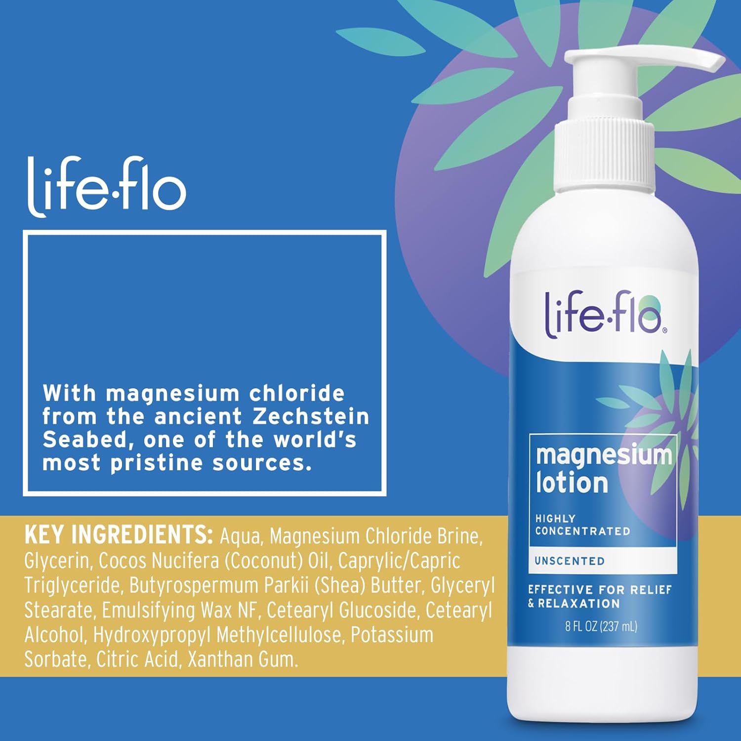 Magnesium Lotion 237ml [BLACK FRIDAY] - Eco Natural Products - Life Flo - Body Lotion